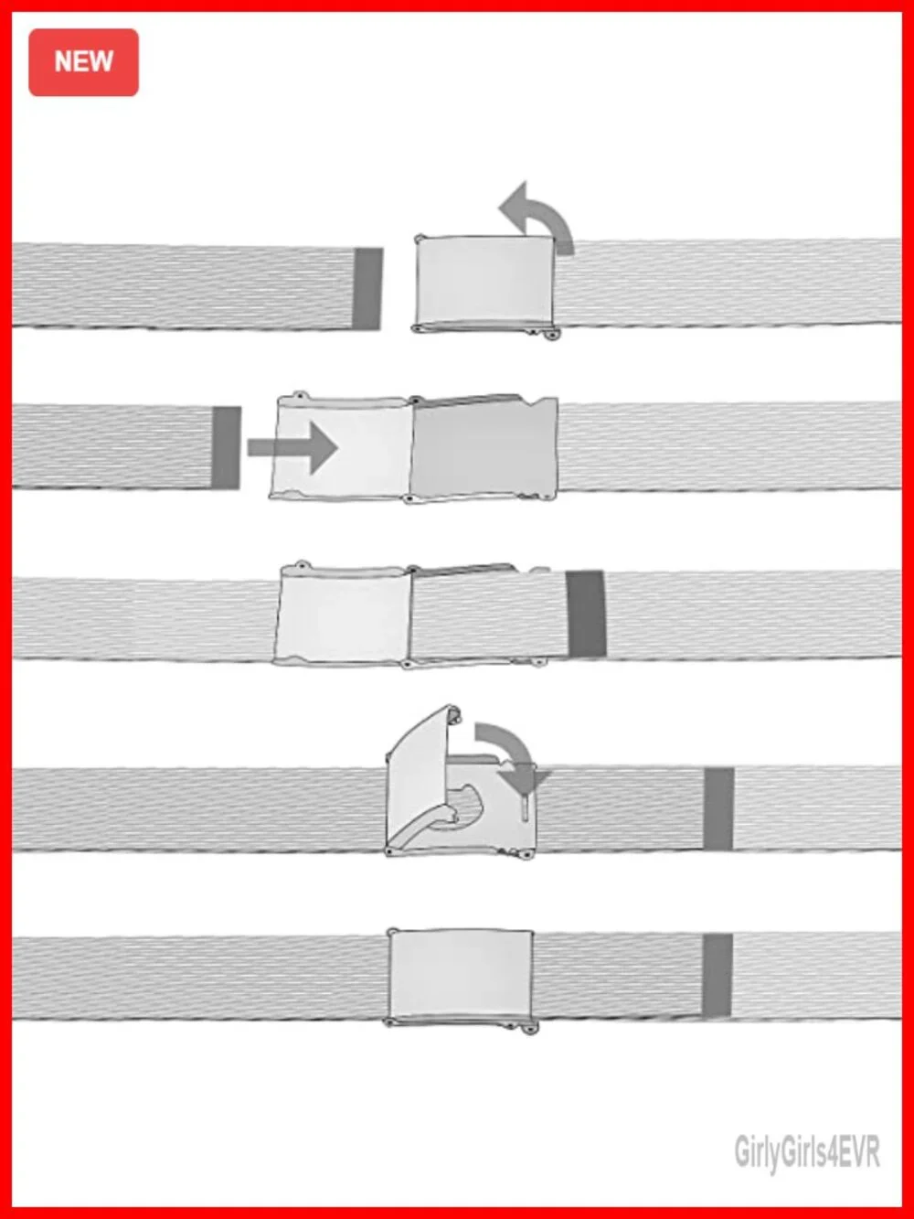 Canvas Web Belt Fully Adjustable Cut to Fit Golf Belt Flip Top Buckle